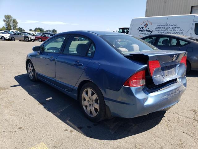 1HGFA16568L078973 - 2008 HONDA CIVIC LX ლურჯი ფოტო 2