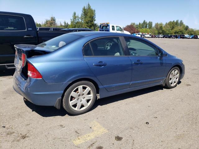 1HGFA16568L078973 - 2008 HONDA CIVIC LX ლურჯი ფოტო 3
