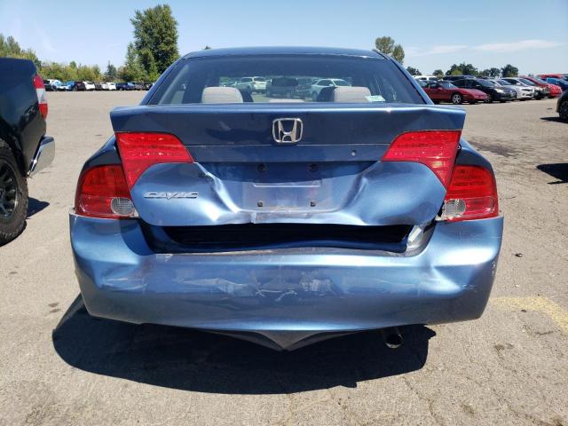 1HGFA16568L078973 - 2008 HONDA CIVIC LX ლურჯი ფოტო 6