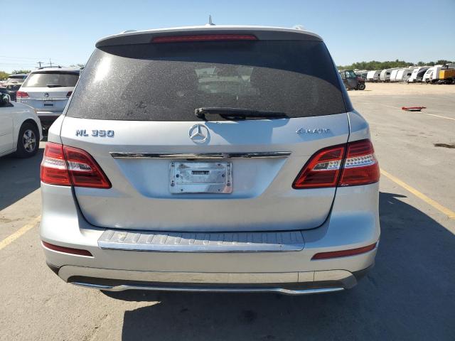 4JGDA5HBXCA004102 - 2012 MERCEDES-BENZ ML 350 4MATIC SILVER photo 6