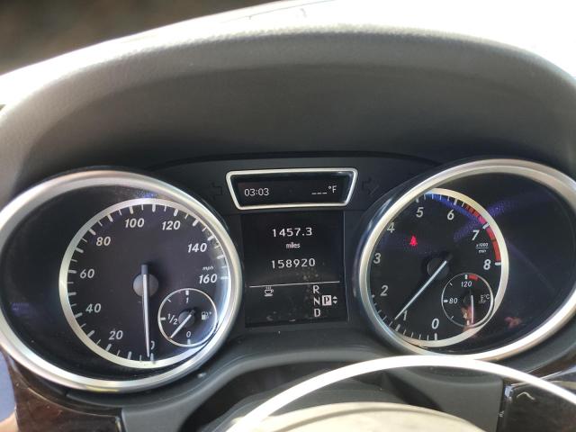 4JGDA5HBXCA004102 - 2012 MERCEDES-BENZ ML 350 4MATIC SILVER photo 9