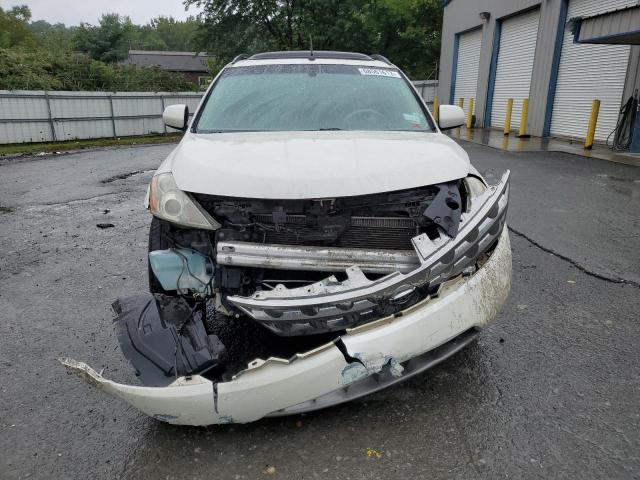 JN8AZ08W45W412692 - 2005 NISSAN MURANO SL WHITE photo 5