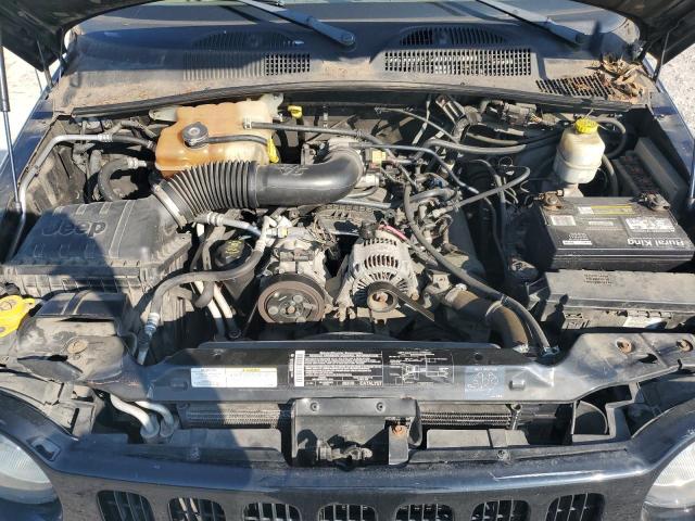 1J4GL48K14W324879 - 2004 JEEP LIBERTY SPORT BLACK photo 11