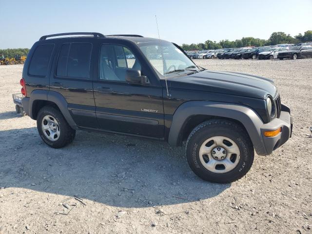 1J4GL48K14W324879 - 2004 JEEP LIBERTY SPORT BLACK photo 4