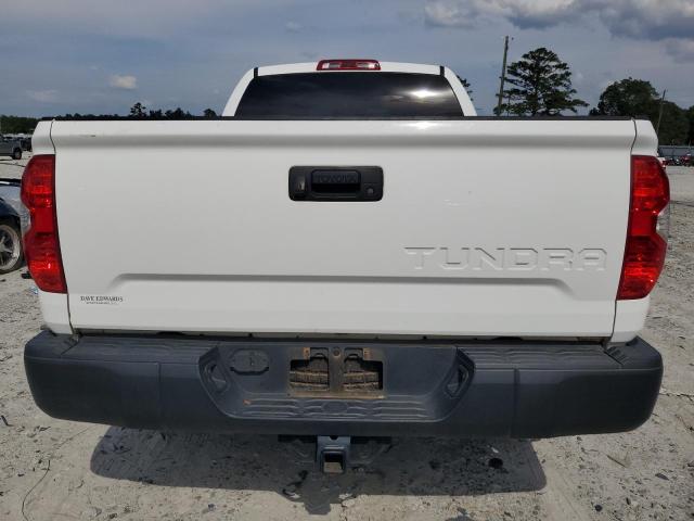 5TFRM5F18KX143801 - 2019 TOYOTA TUNDRA DOUBLE CAB SR/SR5 WHITE photo 6