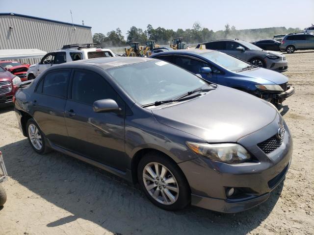 2T1BU4EEXAC435012 - 2010 TOYOTA COROLLA BASE GRAY photo 4