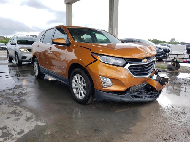 2GNAXJEV0J6260585 - 2018 CHEVROLET EQUINOX LT ORANGE photo 4