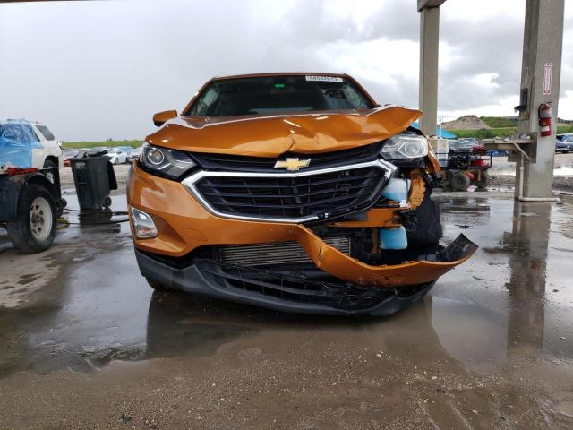 2GNAXJEV0J6260585 - 2018 CHEVROLET EQUINOX LT ORANGE photo 5