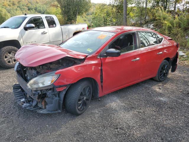 3N1AB7AP8JL617236 - 2018 NISSAN SENTRA S RED photo 1