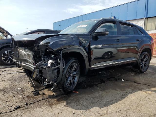 1V2NE2CA5MC201693 - 2021 VOLKSWAGEN ATLAS CROS SE შავი ფოტო 1