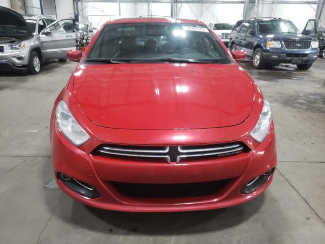 1C3CDFCHXDD319804 - 2013 DODGE DART LIMITED RED photo 5