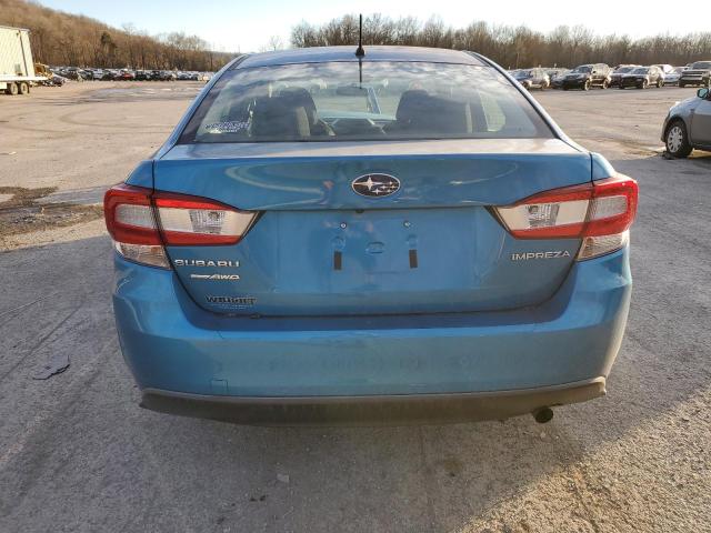 4S3GKAA67K3616006 - 2019 SUBARU IMPREZA BLUE photo 6