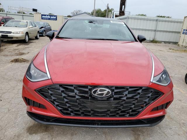 5NPEJ4J22MH132809 - 2021 HYUNDAI SONATA SEL PLUS RED photo 5