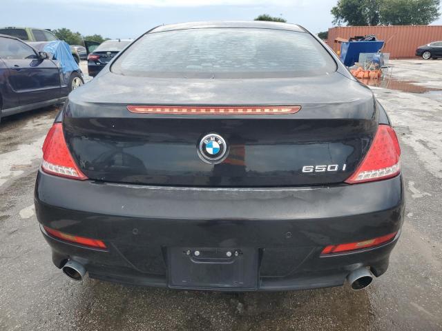 WBAEA53548CV85051 - 2008 BMW 650 I BLACK photo 6