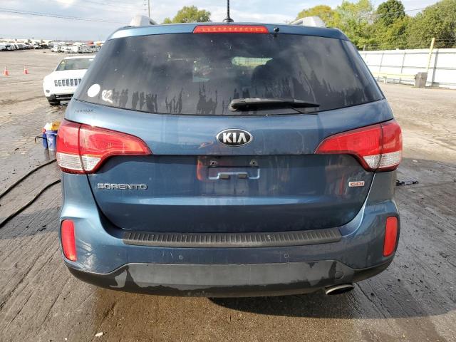 5XYKT3A60FG551942 - 2015 KIA SORENTO LX BLUE photo 6