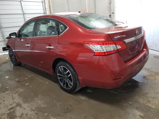 3N1AB7AP7FL658979 - 2015 NISSAN SENTRA S MAROON photo 2