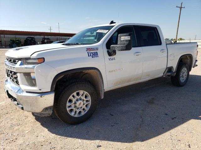 1GC1YNEY3MF263224 - 2021 CHEVROLET SILVERADO K2500 HEAVY DUTY LT WHITE photo 1