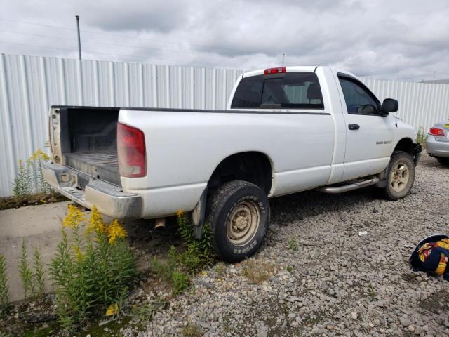 3D7KS26D45G732133 - 2005 DODGE RAM 2500 ST WHITE photo 3