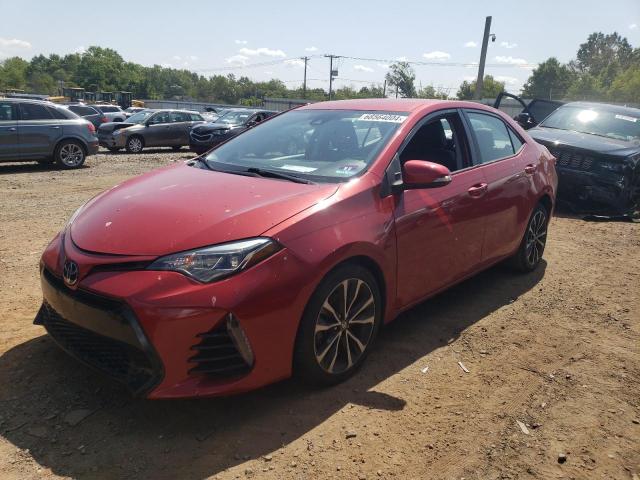 5YFBURHE0KP937960 - 2019 TOYOTA COROLLA L RED photo 1