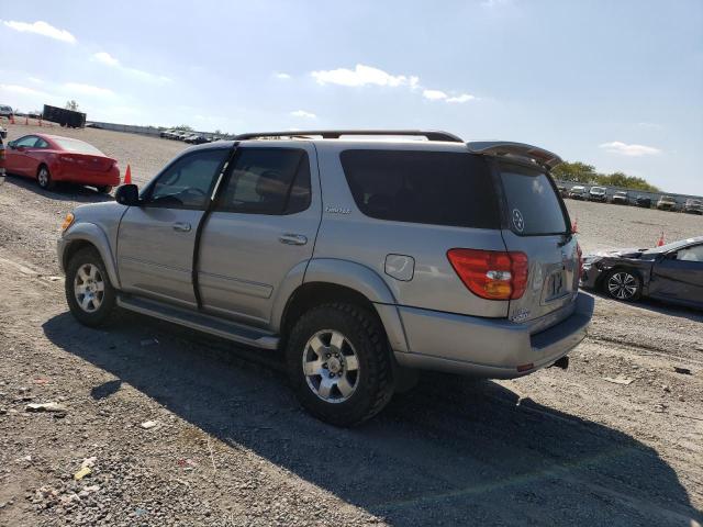 5TDBT48AX1S003295 - 2001 TOYOTA SEQUOIA LIMITED SILVER photo 2