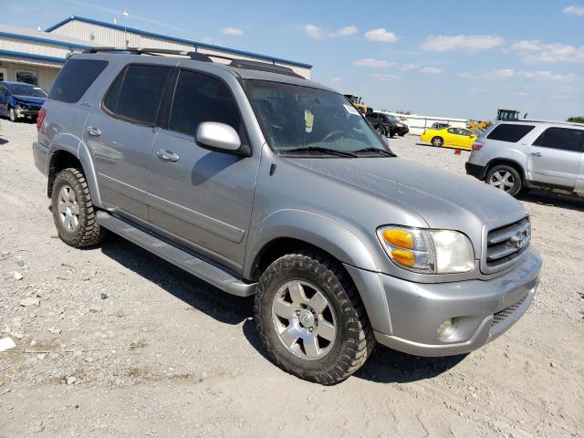 5TDBT48AX1S003295 - 2001 TOYOTA SEQUOIA LIMITED SILVER photo 4