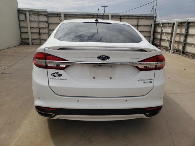 3FA6P0D96JR128247 - 2018 FORD FUSION TITANIUM/PLATINUM WHITE photo 6