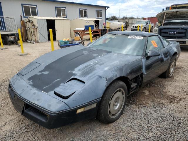 1G1YY0786G5110029 - 1986 CHEVROLET CORVETTE BLACK photo 1