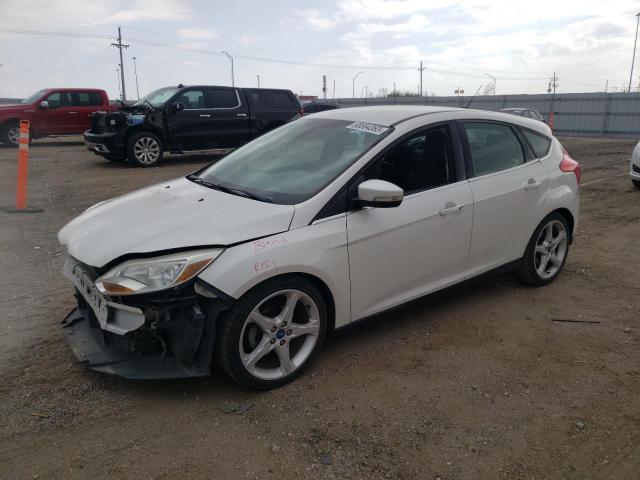 1FAHP3N25CL261689 - 2012 FORD FOCUS TITANIUM WHITE photo 1