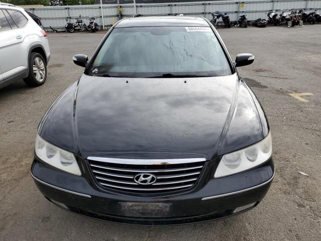 KMHFC46F47A170995 - 2007 HYUNDAI AZERA SE BLACK photo 5