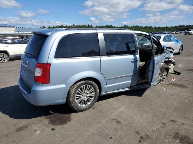 2C4RC1CG8DR622838 - 2013 CHRYSLER TOWN & COU TOURING L BLUE photo 3