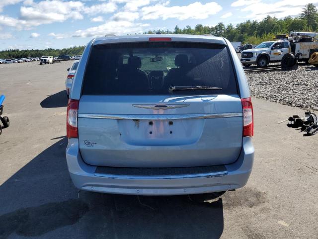 2C4RC1CG8DR622838 - 2013 CHRYSLER TOWN & COU TOURING L BLUE photo 6