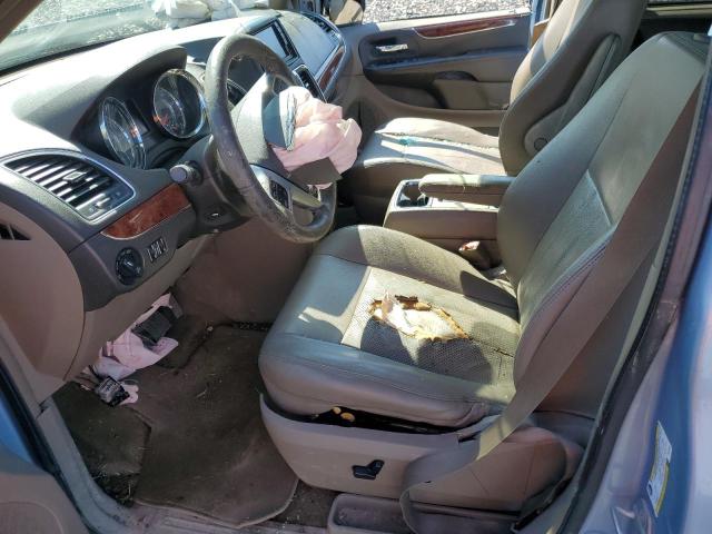 2C4RC1CG8DR622838 - 2013 CHRYSLER TOWN & COU TOURING L BLUE photo 7