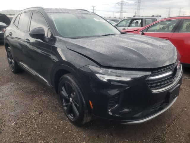 LRBFZPR40MD190863 - 2021 BUICK ENVISION ESSENCE BLACK photo 4