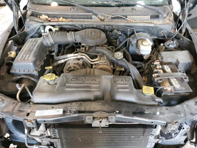 1B7GL22X1YS508067 - 2000 DODGE DAKOTA BLACK photo 11