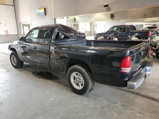1B7GL22X1YS508067 - 2000 DODGE DAKOTA BLACK photo 2