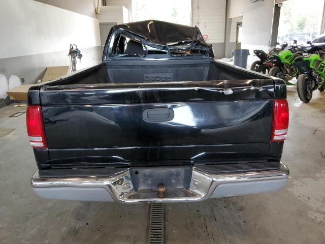 1B7GL22X1YS508067 - 2000 DODGE DAKOTA BLACK photo 6