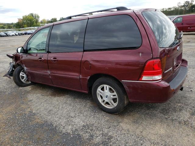 2FMZA52297BA02897 - 2007 FORD FREESTAR SEL MAROON photo 2