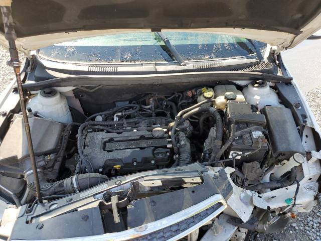 1G1PF5S91B7172823 - 2011 CHEVROLET CRUZE LT WHITE photo 11