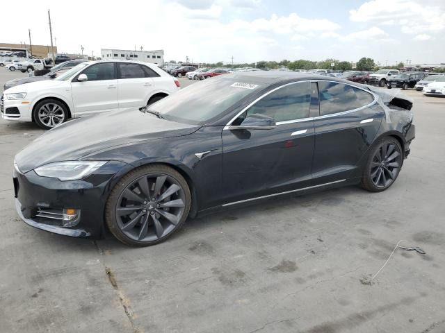 5YJSA1E2XHF229966 - 2017 TESLA MODEL S BLACK photo 1