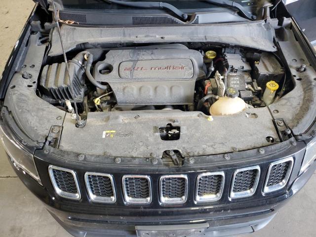 3C4NJDBB3JT176683 - 2018 JEEP COMPASS LATITUDE Schwarz Foto 12