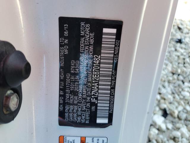 JF1ZNAA12E8701482 - 2014 TOYOTA SCION FR-S 白色 照片 12