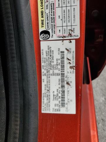 3FADP4EJ6JM108679 - 2018 FORD FIESTA SE Қызғылт сары фото 12