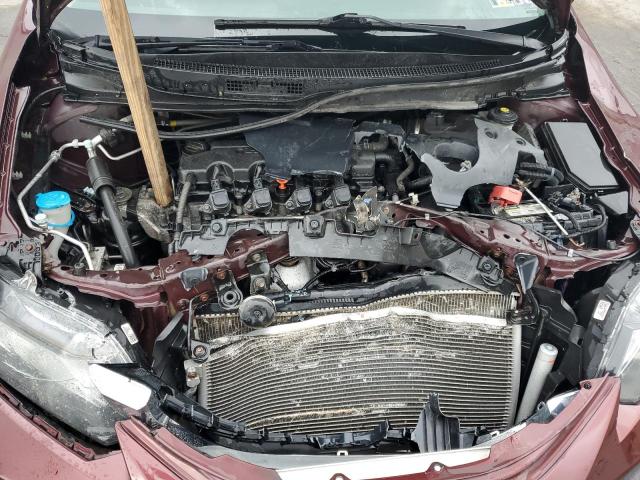 2HGFB2F81EH557307 - 2014 HONDA CIVIC EX MAROON photo 11