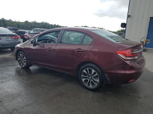 2HGFB2F81EH557307 - 2014 HONDA CIVIC EX MAROON photo 2