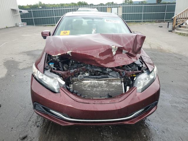 2HGFB2F81EH557307 - 2014 HONDA CIVIC EX MAROON photo 5