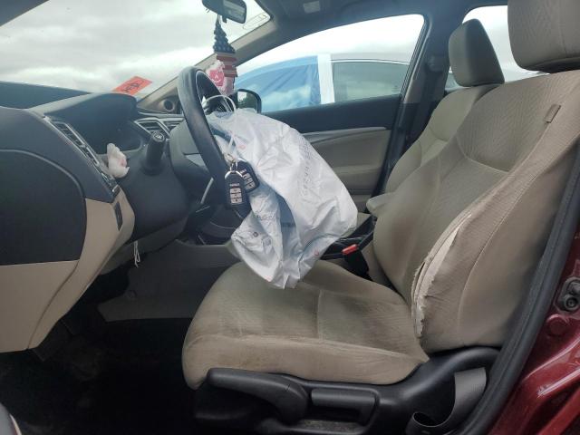 2HGFB2F81EH557307 - 2014 HONDA CIVIC EX MAROON photo 7