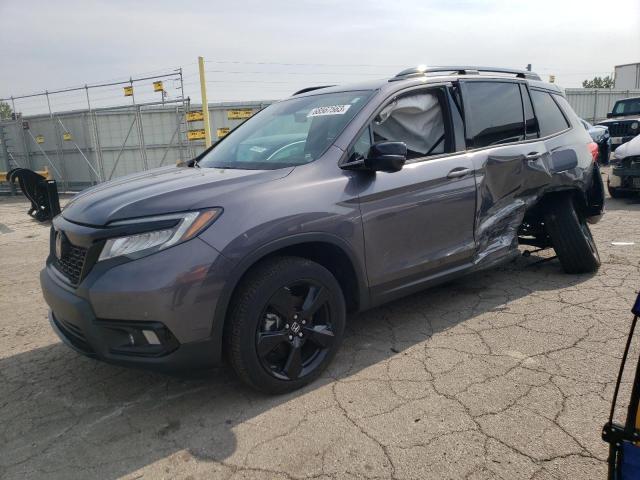 5FNYF8H00LB018914 - 2020 HONDA PASSPORT ELITE GRAY photo 1