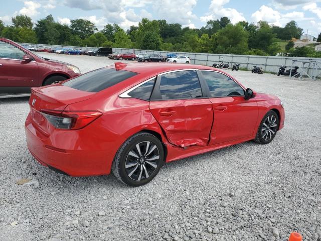 2HGFE1F79NH304339 - 2022 HONDA CIVIC EX RED photo 3