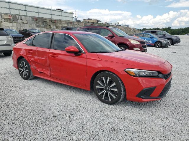 2HGFE1F79NH304339 - 2022 HONDA CIVIC EX RED photo 4
