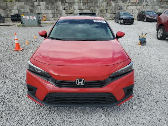 2HGFE1F79NH304339 - 2022 HONDA CIVIC EX RED photo 5